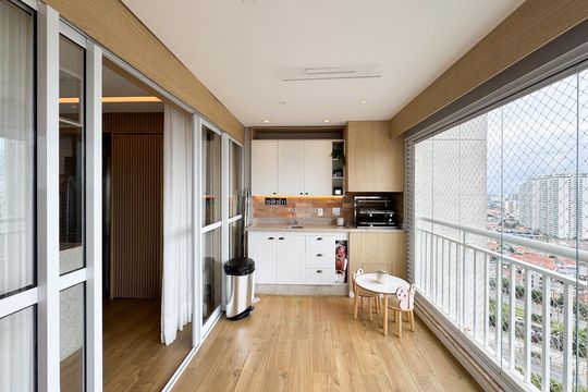 Sacada de apartamento à venda com 2 quartos, 95m² em Centro, São Bernardo do Campo