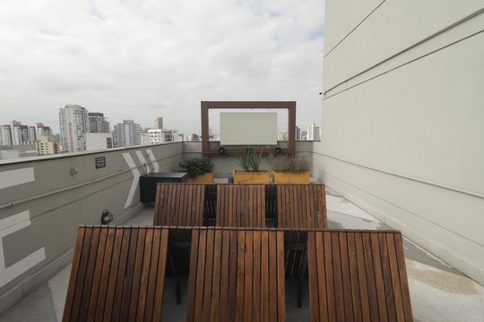 Área comum - Cinema de kitnet/studio à venda com 1 quarto, 30m² em Vila Mariana, São Paulo