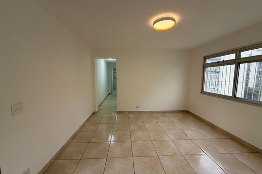 Sala de apartamento para alugar com 2 quartos, 60m² em Cidade Monções, São Paulo