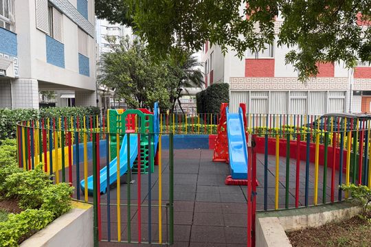 Área comum de apartamento para alugar com 2 quartos, 60m² em Cidade Monções, São Paulo