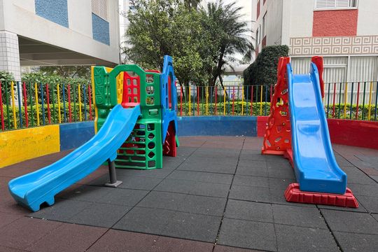 Área comum de apartamento para alugar com 2 quartos, 60m² em Cidade Monções, São Paulo
