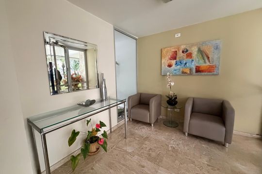 Área comum de apartamento para alugar com 2 quartos, 60m² em Cidade Monções, São Paulo