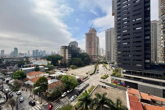 Vista  de apartamento para alugar com 1 quarto, 51m² em Vila Gertrudes, São Paulo