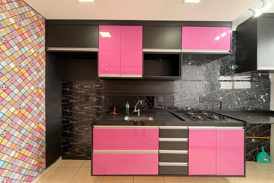 Cozinha de apartamento à venda com 2 quartos, 50m² em Utinga, Santo André