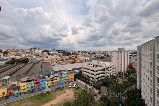 Vista da sacada de apartamento à venda com 2 quartos, 50m² em Utinga, Santo André