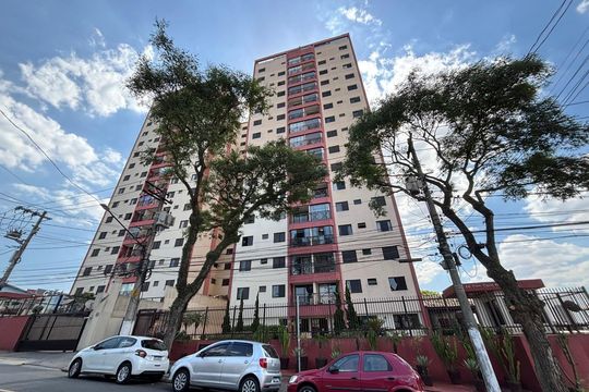 Fachada e Portaria de apartamento à venda com 3 quartos, 72m² em Vila Euclides, São Bernardo do Campo