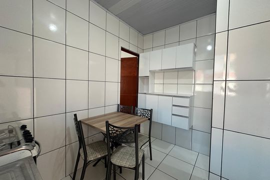 Sala/Cozinha de kitnet/studio para alugar com 1 quarto, 37m² em Jardim Graziela, Barueri