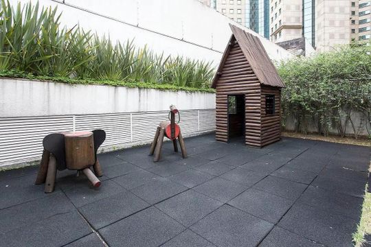 Área comum - Playground de apartamento à venda com 1 quarto, 51m² em Moema, São Paulo