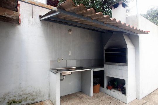 Área Comum - Churrasqueira de apartamento à venda com 1 quarto, 45m² em Centro Histórico, Porto Alegre