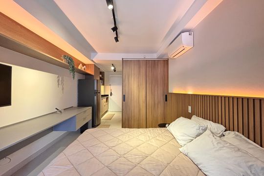Studio de kitnet/studio à venda com 1 quarto, 31m² em Indianópolis, São Paulo