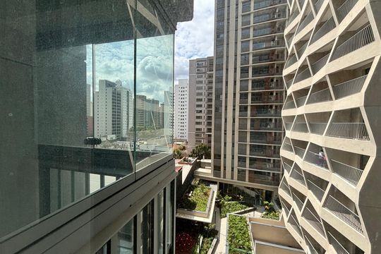 Vista de kitnet/studio à venda com 1 quarto, 31m² em Indianópolis, São Paulo