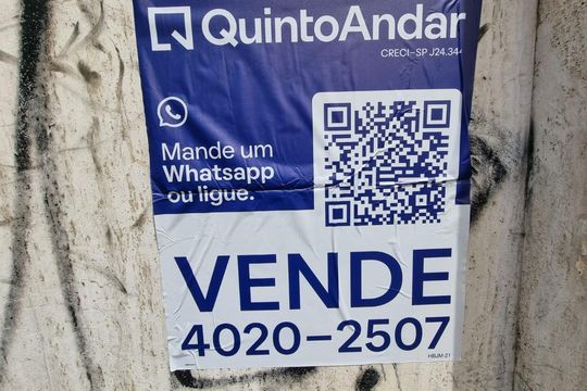 Placa de kitnet/studio à venda com 1 quarto, 40m² em Centro, São Paulo