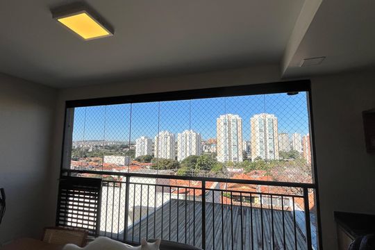 Varanda da Cozinha de apartamento à venda com 2 quartos, 83m² em Taquaral, Campinas