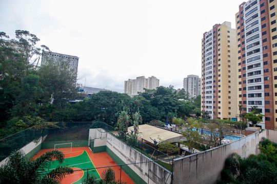 Vista da Varanda da Sala de apartamento para alugar com 2 quartos, 50m² em Vila Andrade, São Paulo