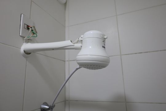 Banheiro Social de apartamento à venda com 1 quarto, 34m² em Jurubatuba, São Paulo