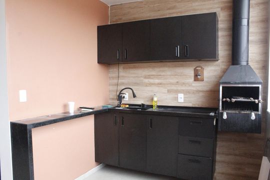 Varanda da Sala de casa de condomínio para alugar com 3 quartos, 90m² em Curicica, Rio de Janeiro