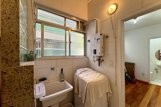 Área de serviço de apartamento à venda com 2 quartos, 85m² em Botafogo, Rio de Janeiro