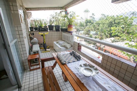 Varanda da Sala de apartamento para alugar com 3 quartos, 99m² em Taquara, Rio de Janeiro