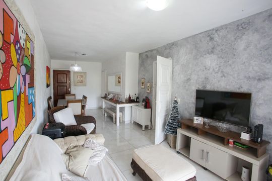 Sala de apartamento à venda com 3 quartos, 99m² em Taquara, Rio de Janeiro