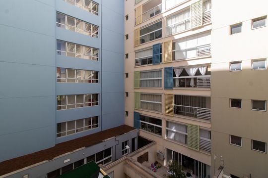 Vista da Sala de apartamento à venda com 1 quarto, 58m² em Centro, Campinas