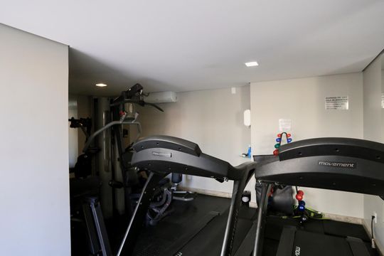 Área comum - Academia de apartamento para alugar com 1 quarto, 30m² em Funcionários, Belo Horizonte