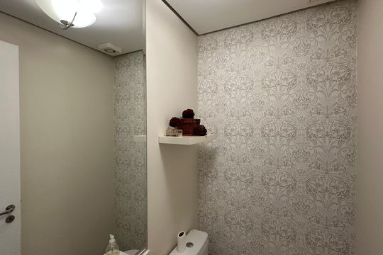 Lavabo de apartamento à venda com 3 quartos, 119m² em Brooklin Paulista, São Paulo