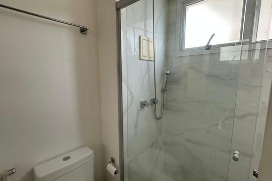 Banheiro da Suíte de apartamento à venda com 3 quartos, 119m² em Brooklin Paulista, São Paulo