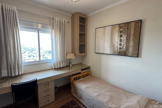 Quarto de apartamento à venda com 3 quartos, 119m² em Brooklin Paulista, São Paulo