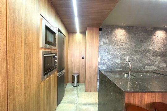 Cozinha de apartamento à venda com 1 quarto, 65m² em Vila Rosa, Novo Hamburgo