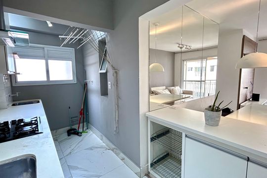 Cozinha de apartamento para alugar com 3 quartos, 65m² em Ponte Grande, Guarulhos