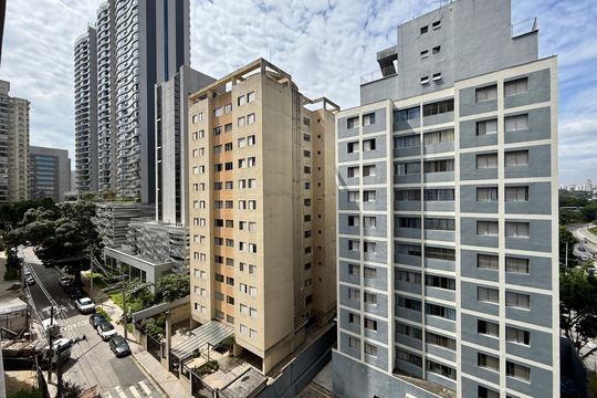 Vista de kitnet/studio para alugar com 1 quarto, 22m² em Jardim das Acacias, São Paulo