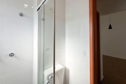 Banheiro Social de apartamento para alugar com 2 quartos, 66m² em Centro, São Bernardo do Campo