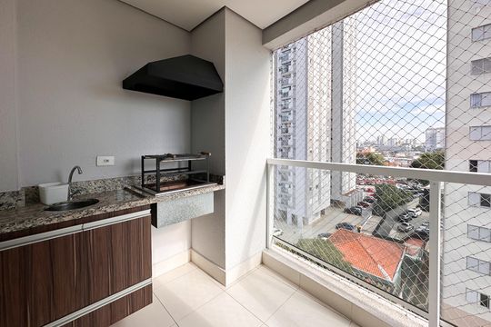 Sacada de apartamento para alugar com 2 quartos, 66m² em Centro, São Bernardo do Campo