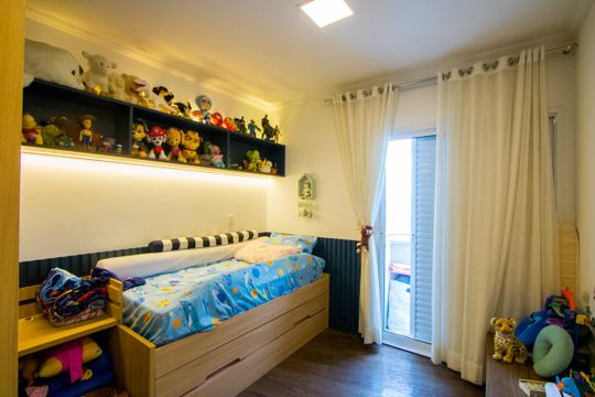 Quarto 2 - Suíte de apartamento para alugar com 3 quartos, 154m² em Vila Assunção, Santo André