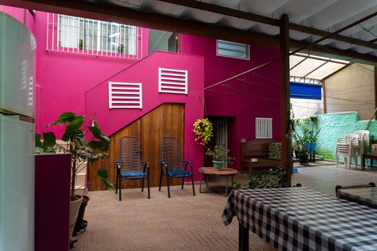 Área externa de casa à venda com 3 quartos, 450m² em Baeta Neves, São Bernardo do Campo