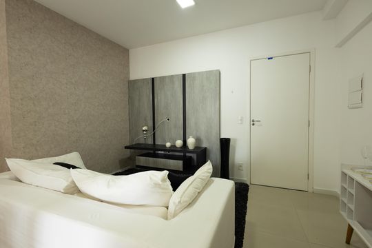 Sala de apartamento para alugar com 1 quarto, 55m² em Altos do Esplanada, São José dos Campos