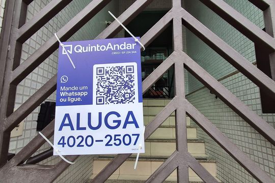 Plaquinha de apartamento para alugar com 2 quartos, 102m² em Barcelona, São Caetano do Sul