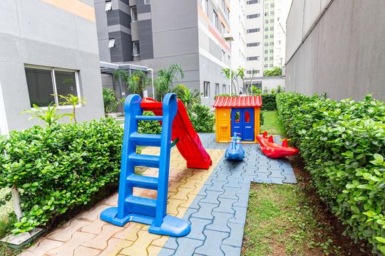 Área comum - Playground de apartamento para alugar com 1 quarto, 20m² em Brás, São Paulo