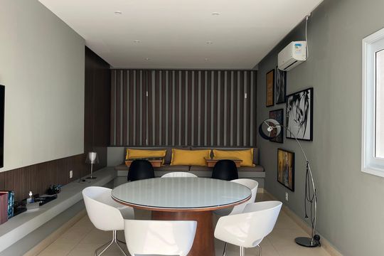 Área comum de kitnet/studio para alugar com 1 quarto, 47m² em Parque Industrial Tomas Edson, São Paulo