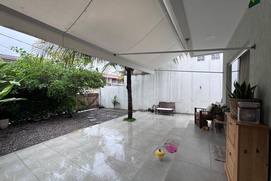 Área externa de casa de condomínio à venda com 2 quartos, 60m² em Vargem Pequena, Rio de Janeiro