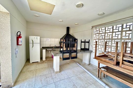Área comum - Churrasqueira de apartamento para alugar com 2 quartos, 47m² em Vila Galvão, Guarulhos