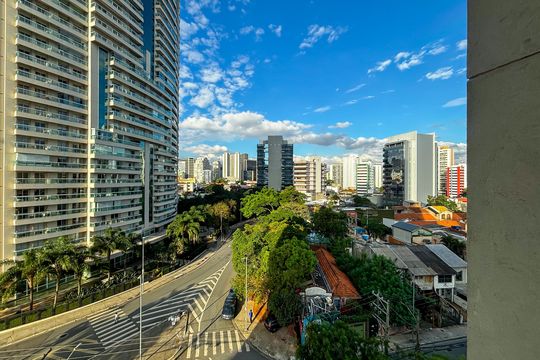Vista da Varanda do Studio de apartamento para alugar com 1 quarto, 35m² em Pinheiros, São Paulo