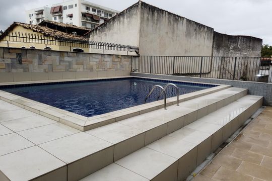 Área comum - Piscina de apartamento à venda com 2 quartos, 75m² em Taquara, Rio de Janeiro