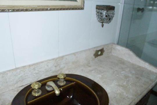 Banheiro social de apartamento para alugar com 1 quarto, 72m² em Campos Elíseos, São Paulo