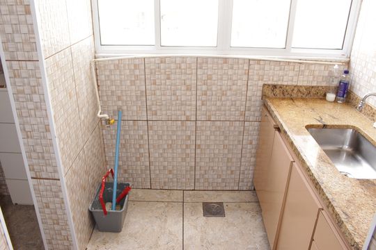 Área de serviço de apartamento para alugar com 1 quarto, 72m² em Campos Elíseos, São Paulo