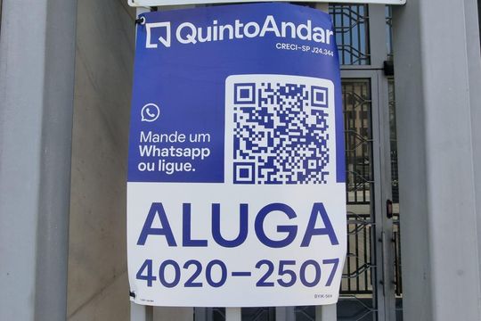 Placa de apartamento para alugar com 1 quarto, 72m² em Campos Elíseos, São Paulo