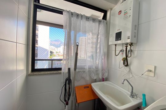 Área de serviço de apartamento à venda com 1 quarto, 44m² em Cachambi, Rio de Janeiro