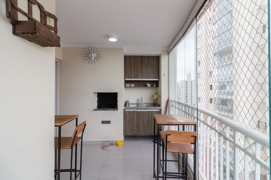 Varanda de apartamento à venda com 3 quartos, 95m² em Jardim Adhemar de Barros, São Paulo