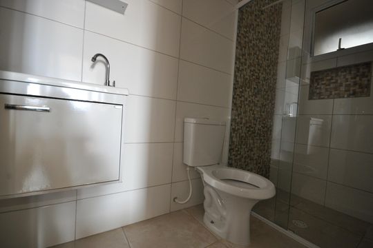 Banheiro de apartamento à venda com 1 quarto, 45m² em Vila Maria Alta, São Paulo