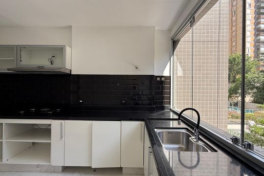 Cozinha de apartamento para alugar com 4 quartos, 185m² em Centro, Guarujá